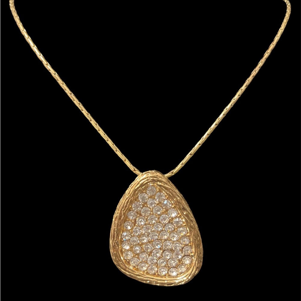 “Park Lane” vintage crystal necklace